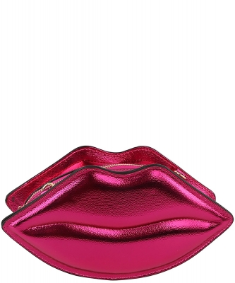 Lips Clutch Crossbody Bag LDH001-Z FUCHSIA